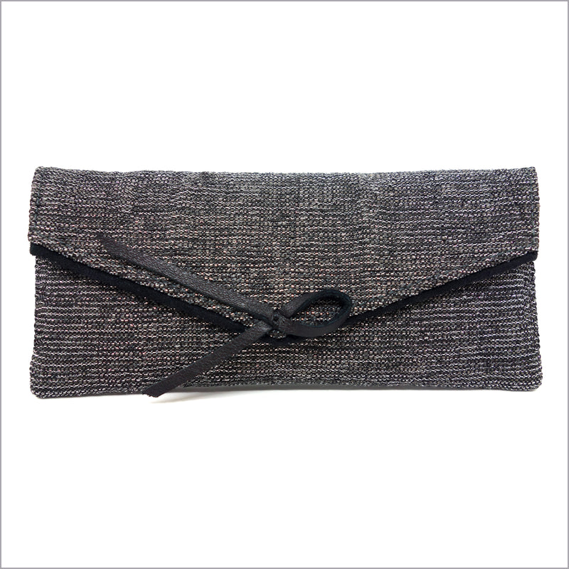 Anthracite gray and silver soft glasses case