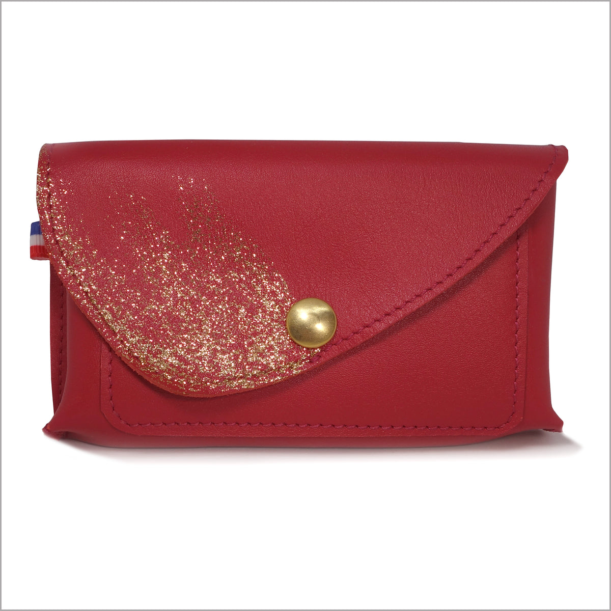 Little companion with 3 compartments golden yellow and nude