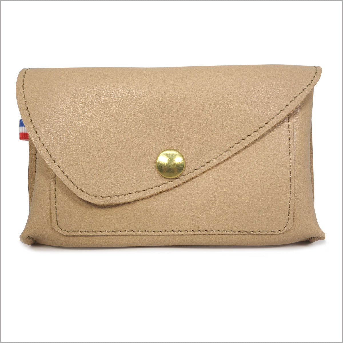 Little companion with 3 compartments golden yellow and nude