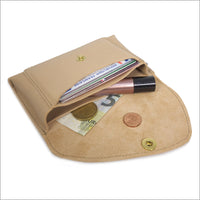 Little companion with 3 compartments golden yellow and nude
