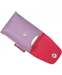 Original tissue case in lilac and raspberry