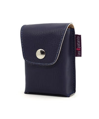 Midnight blue imitation leather tissue case and macaron